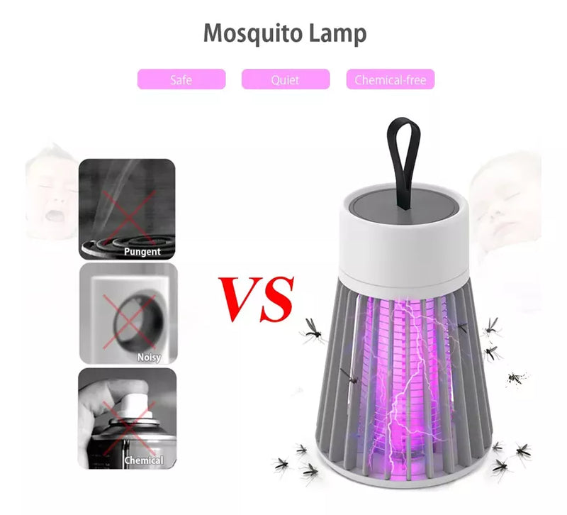 Lampara Matamoscos Usb Repelente De Mosq