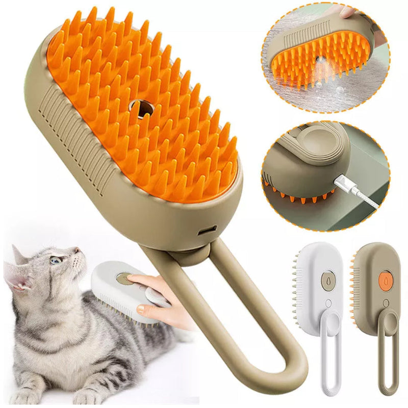 Cepillo de vapor para gato cepillo vapor